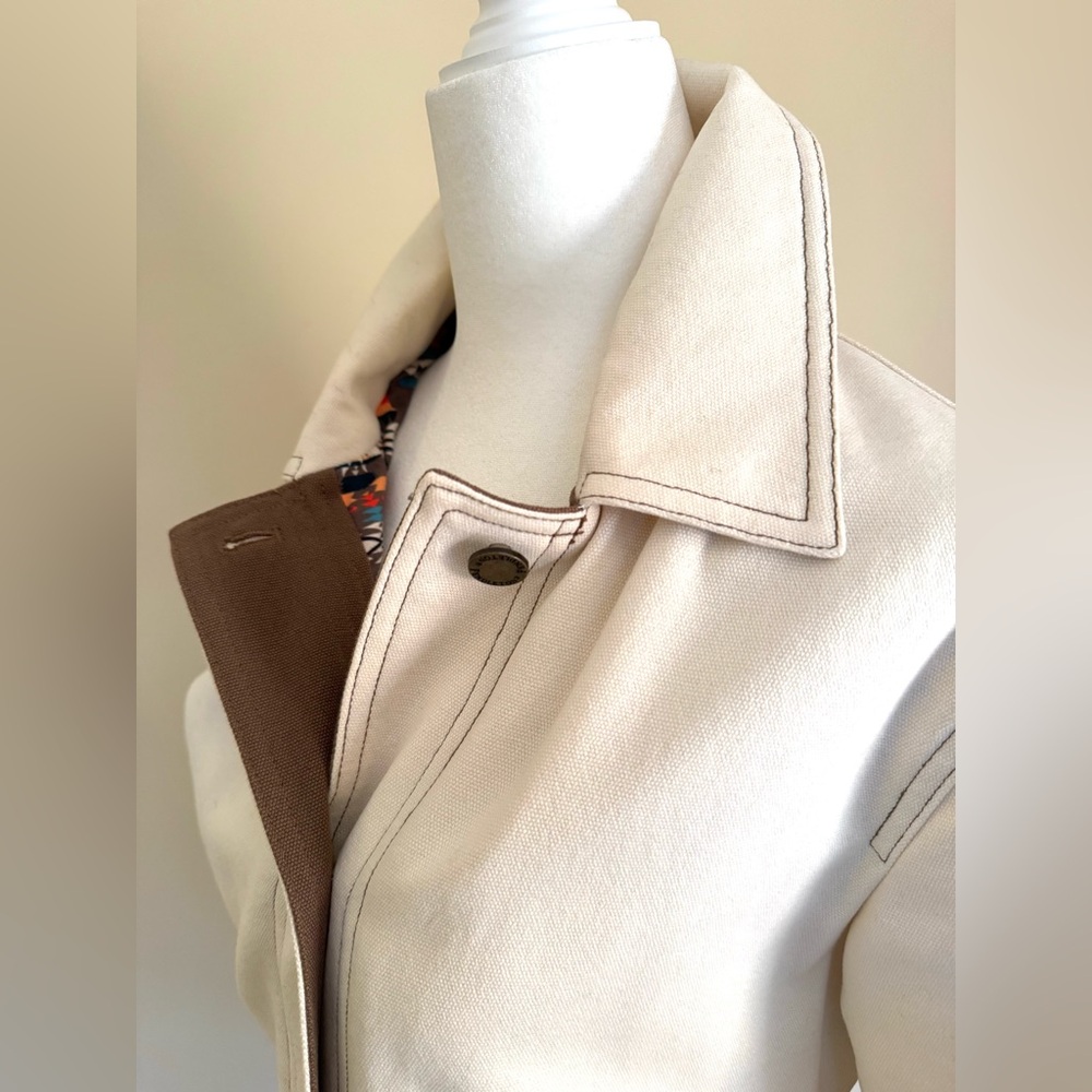 Pendleton Ramble Creek Canvas Barn Jacket Coat, Bone, Size XS - Picture 7 of 10